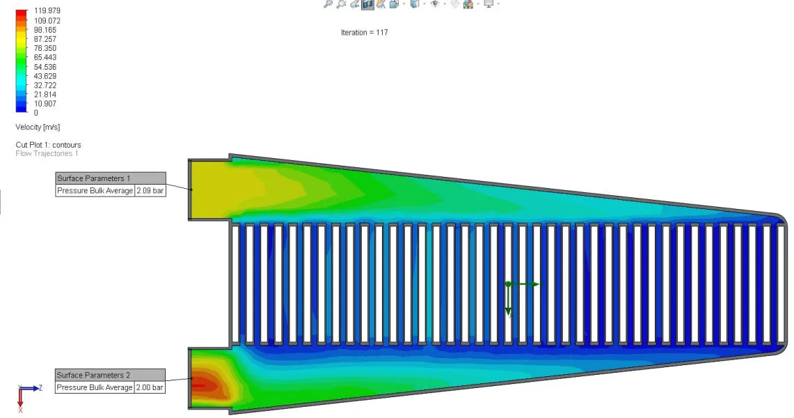 Simulazione CFD di un collettore