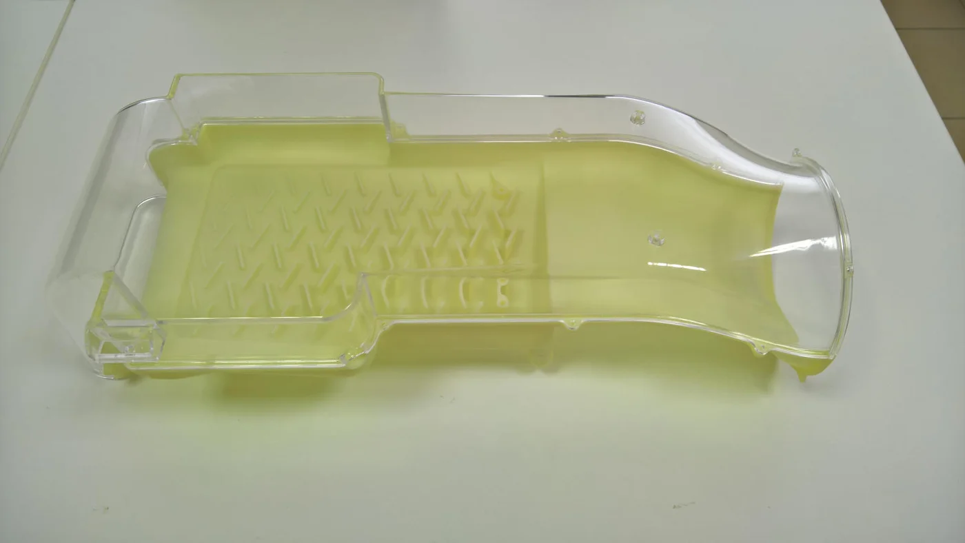 Prototipo CNC trasparente in ABS e PMMA